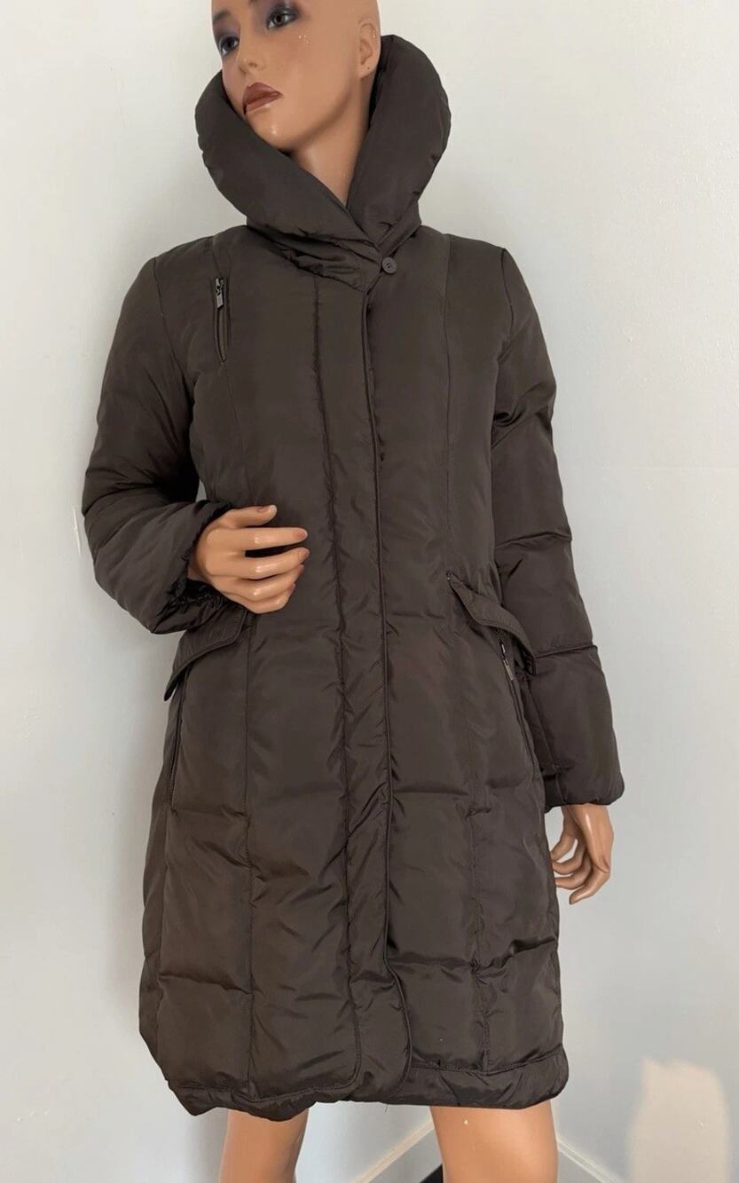 cole haan women jacket puffer Size XS Chocolate Brown